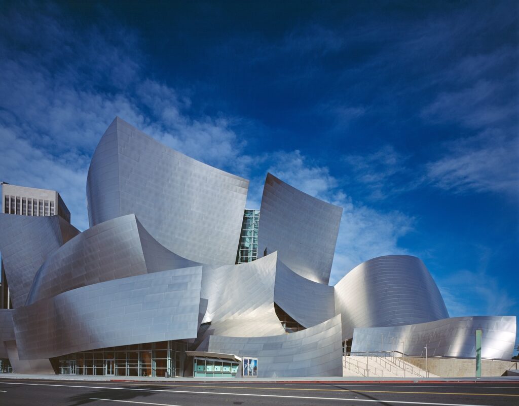 walt disney center, concert hall, architecture